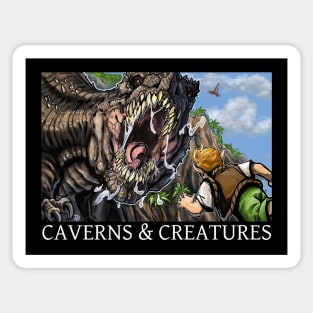 Caverns & Creatures: The Land Before Tim Sticker